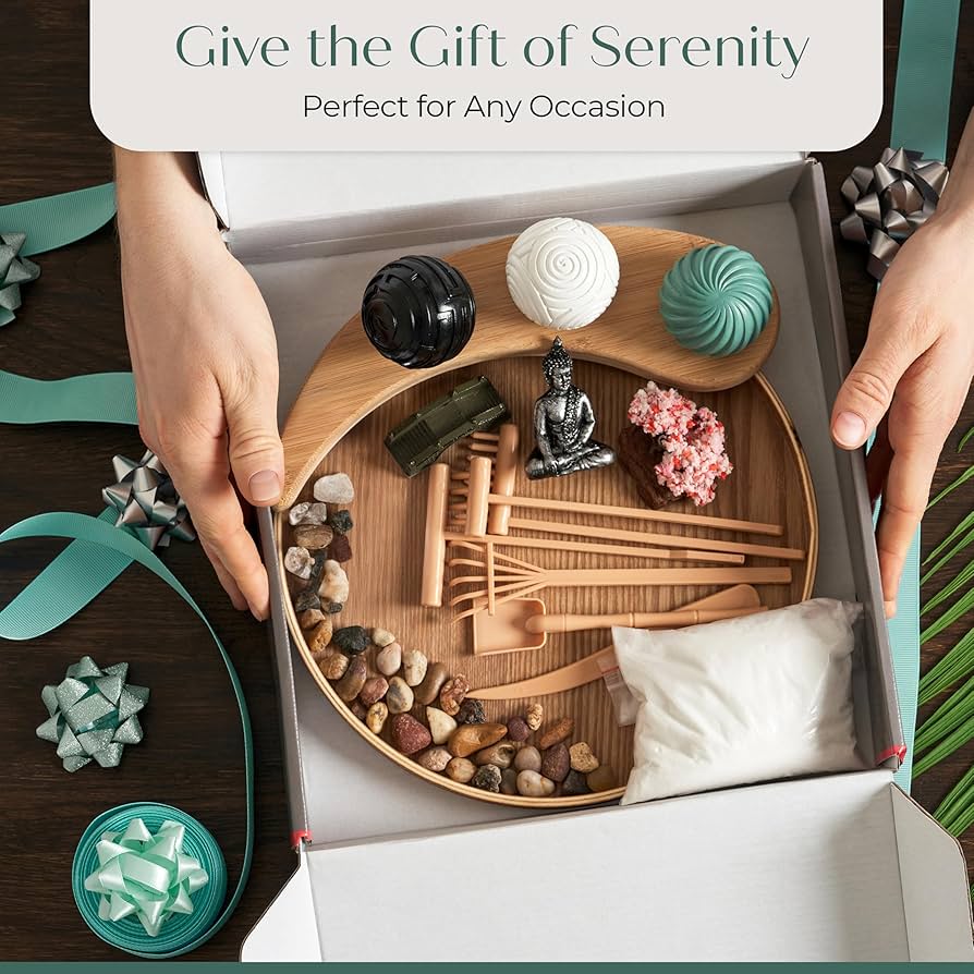 Amazon.com: Zen Garden for Desk – Mini Zen Garden Kit for Calming